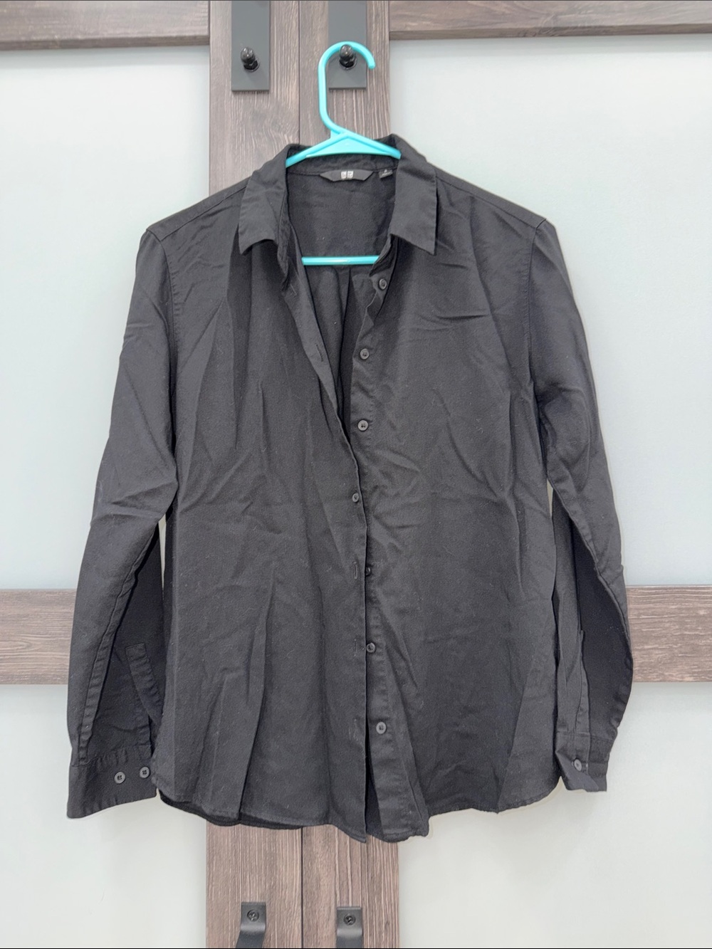 Women’s Classic Black Button-Up Shirt